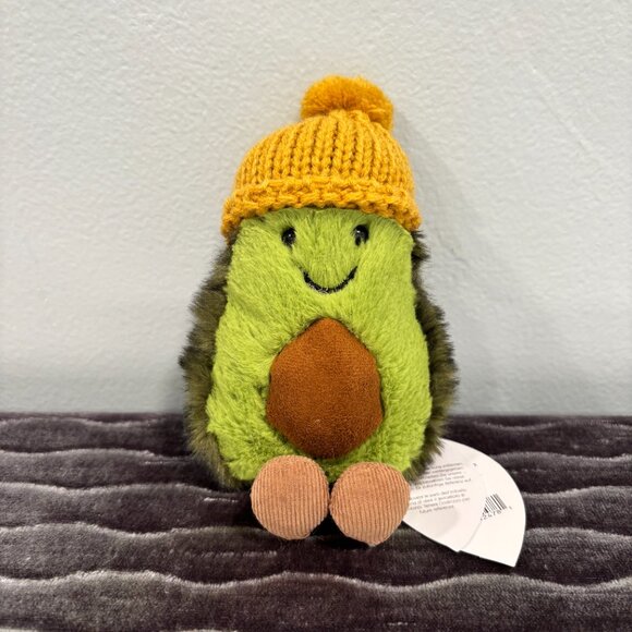 RARE Jellycat Mustard Cozi Amuseable Avocado BNWT - Picture 2 of 4